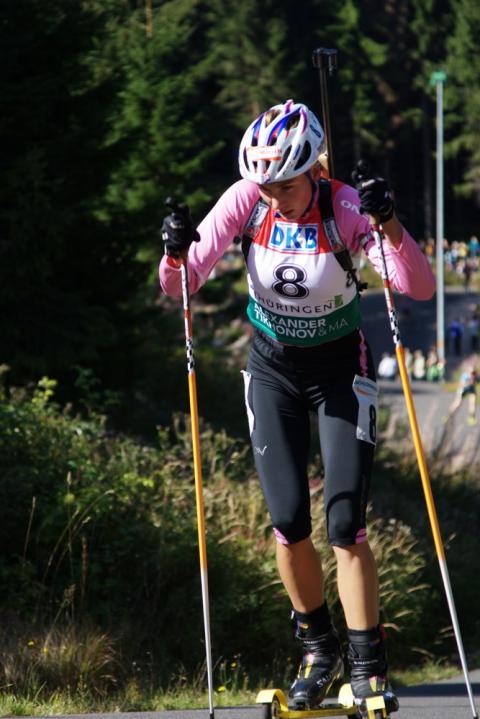 KUZMINA Anastasia. Oberhof 2009. World summer championship. Pursuit. Women.
