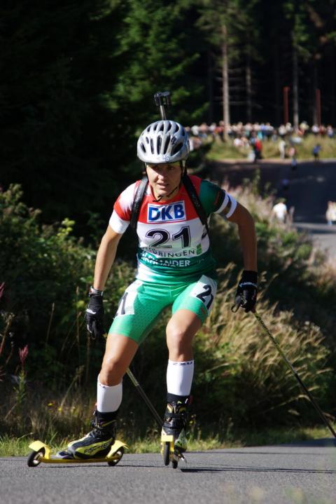 KALINCHIK Liudmila. Oberhof 2009. World summer championship. Pursuit. Women.