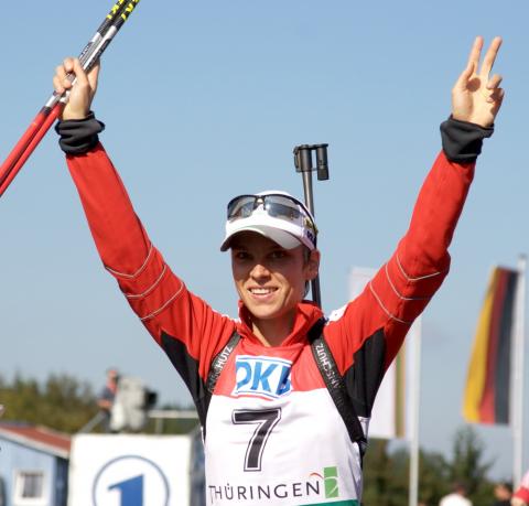 GREGORIN Teja. Oberhof 2009. World summer championship. Pursuit. Women.
