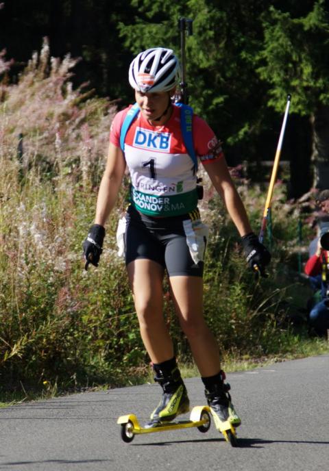NEUNER Magdalena. Oberhof 2009. World summer championship. Pursuit. Women.
