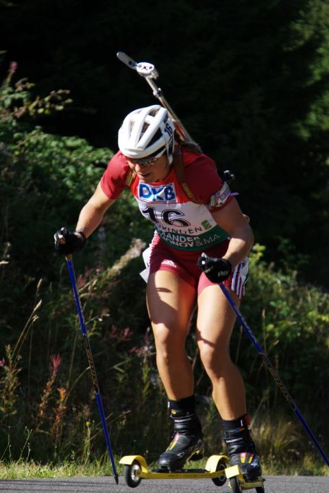 LIDUMA Madara. Oberhof 2009. World summer championship. Pursuit. Women.