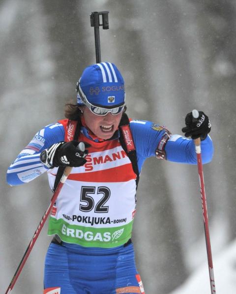 SLEPTSOVA Svetlana. Pokljuka 2009. Sprints.