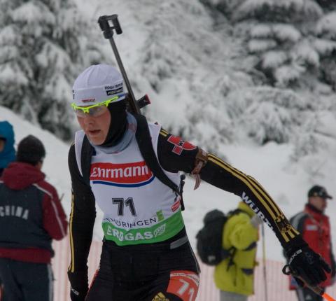BACHMANN Tina. Oberhof 2010. Sprint. Women.