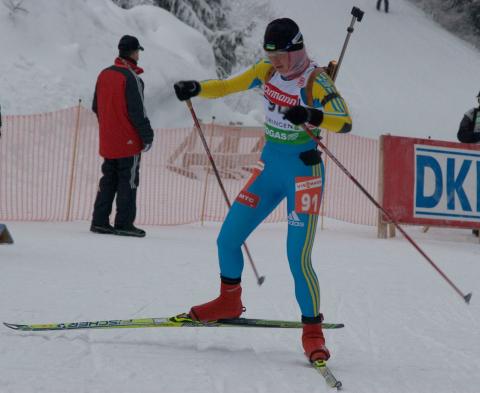 PYSARENKO Lyudmyla. Oberhof 2010. Sprint. Women.
