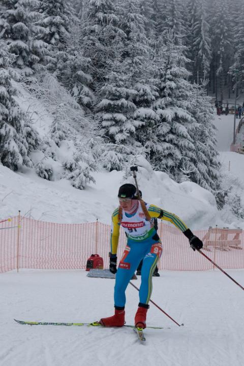 PYSARENKO Lyudmyla. Oberhof 2010. Sprint. Women.
