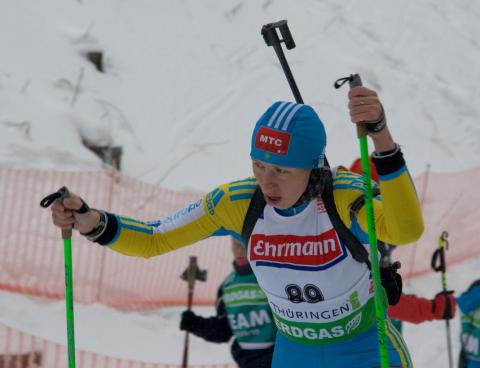 KARASEVYCH Nina. Oberhof 2010. Sprint. Women.