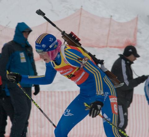 EKHOLM Helena. Oberhof 2010. Sprint. Women.