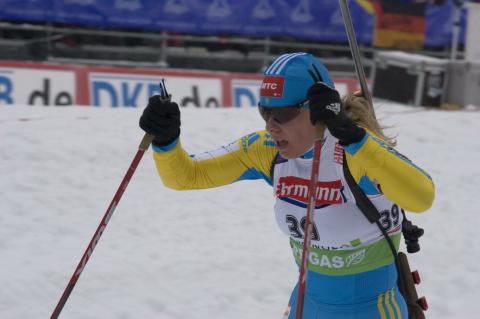 KHVOSTENKO Oksana. Oberhof 2010. Sprint. Women.