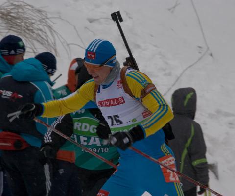 DERYZEMLYA Andriy. Oberhof 2010. Men. Sprint.