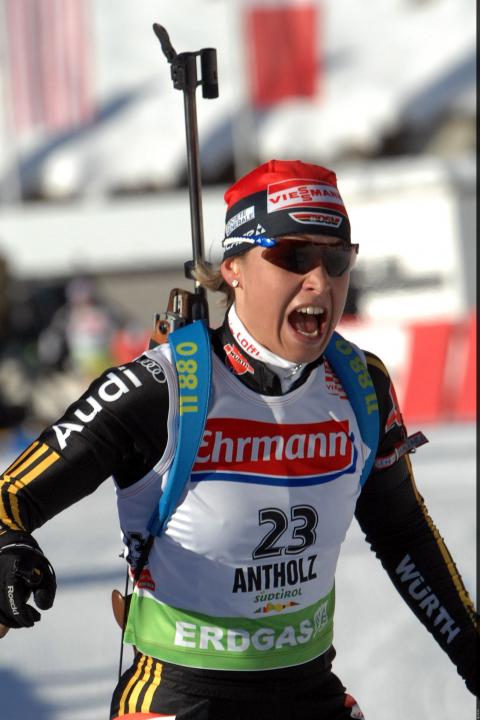 NEUNER Magdalena. Antholz 2010. Sprint. Women.