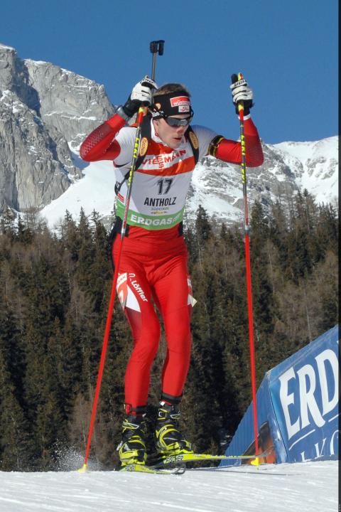 LANDERTINGER Dominik. Antholz 2010. Sprint. Men.