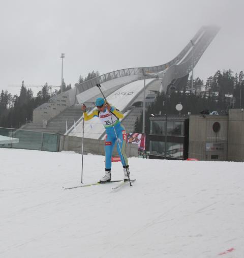 KHVOSTENKO Oksana. Holmenkollen 2010. Sprints
