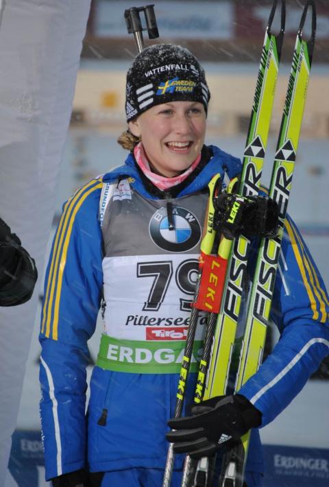 EKHOLM Helena. Hochfilzen 2010. Sprint. Women