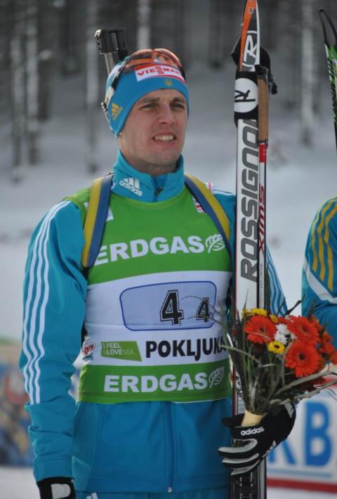 SEDNEV Serguei. Pokljuka 2010. Mixed relay