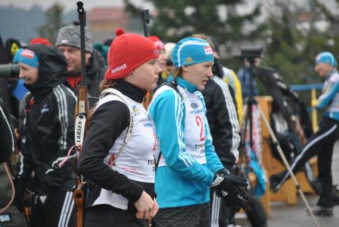 BURDYGA Natalya, , MERKUSHYNA Anastasiya. Ukrainian Cup, December 2010. Tysovets. Shoot-out