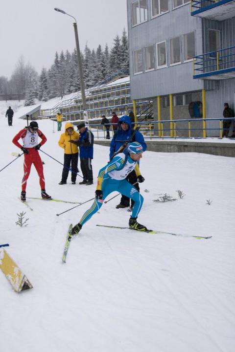 BATIUK Oleksandr. Ukrainian Biathlon Cup, December 2010. Tysovets