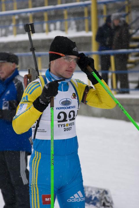 SERDYUK Mykhaylo. Ukrainian Biathlon Cup, December 2010. Tysovets