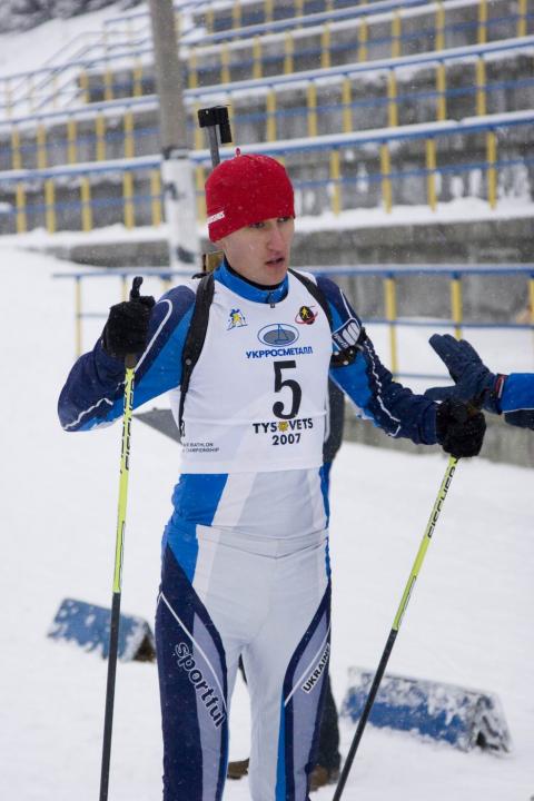 PALIGA Vasil. Ukrainian Biathlon Cup, December 2010. Tysovets