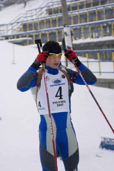 IAKYMENKO Igor. Ukrainian Biathlon Cup, December 2010. Tysovets