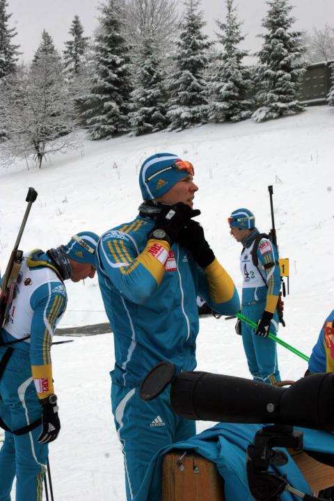DERYZEMLYA Andriy. Ukrainian Biathlon Cup, December 2010. Tysovets