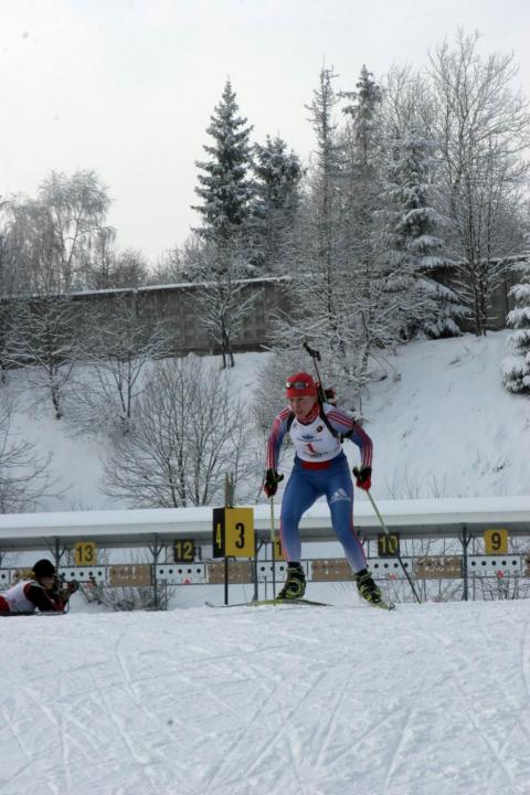 POLESHCHYKOVA Iulia. Ukrainian Biathlon Cup, December 2010. Tysovets