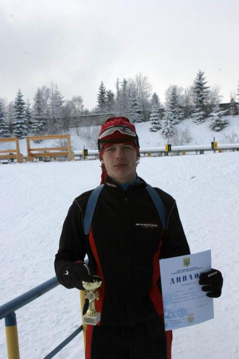 KOPCHAK Yuriy. Ukrainian Biathlon Cup, December 2010. Tysovets
