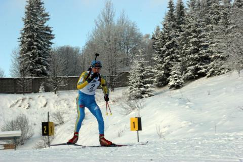 PIDRUCHNUY Dmytro. Ukrainian Biathlon Cup, December 2010. Tysovets