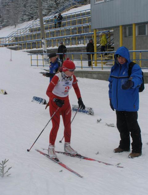 MERKUSHYNA Anastasiya. Ukrainian Biathlon Cup, December 2010. Tysovets