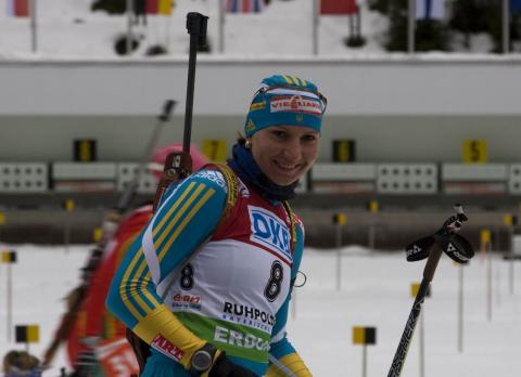 BILOSYUK Olena. Ruhpolding 2011. Women. Sprint