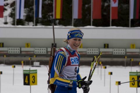 EKHOLM Helena. Ruhpolding 2011. Women. Sprint