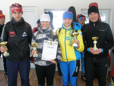 IGNATIEV Dmitrii, , PRIKHODCHENKO Tatiana, , ZHURAVOK Yuliya, , DERENG Alexander. V winter youth games, Tysovets