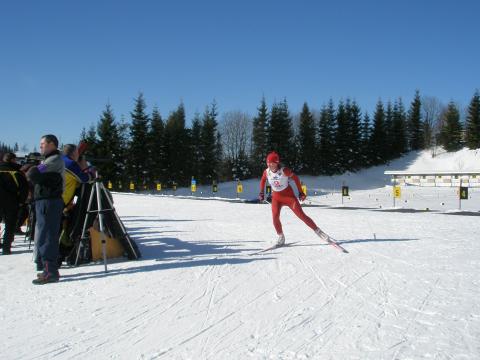 MERKUSHYNA Anastasiya. V winter youth games, Tysovets
