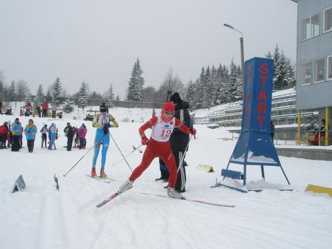 MERKUSHYNA Anastasiya. V winter youth games, Tysovets