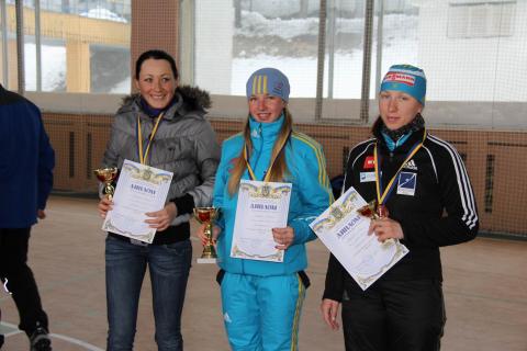 KARASEVYCH Nina, , KRYKONCHUK Svetlana, , TRACHUK Tatiana. Ukrainian open championship 2011, Tysovets