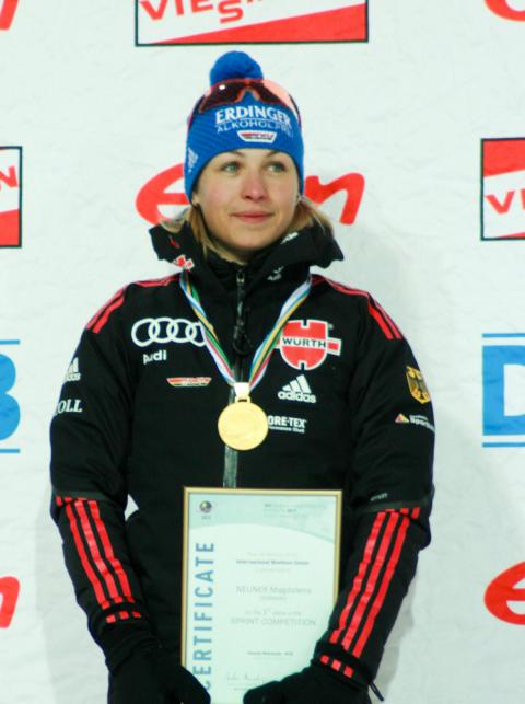 NEUNER Magdalena. World championship 2011. Sprints