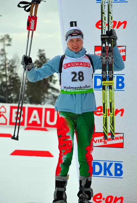 DOMRACHEVA Darya. Holmenkollen 2011. Sprint. Women