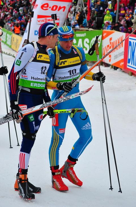 BURKE Tim, , SEDNEV Serguei. Holmenkollen 2011. Sprint. Men