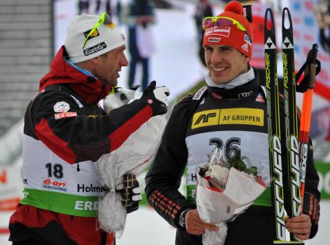 SUMANN Christoph, , PEIFFER Arnd. Holmenkollen 2011. Sprint. Men