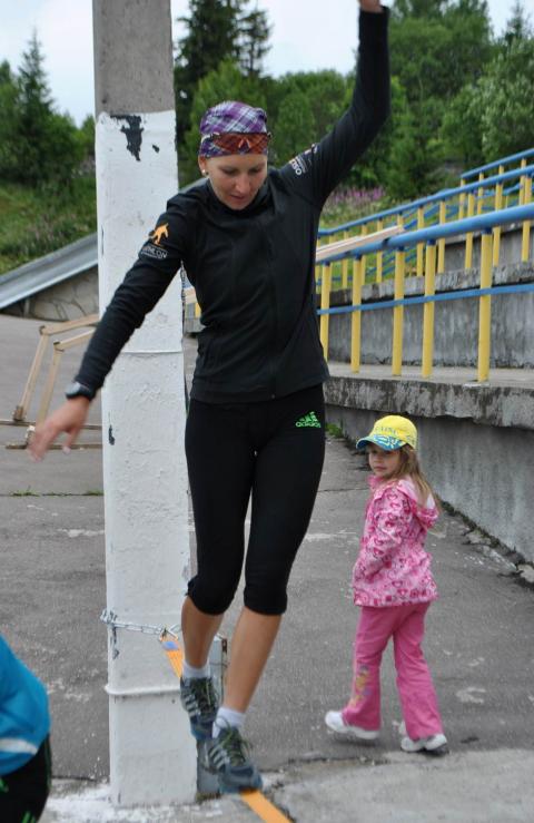 BILOSYUK Olena. Tysovets 2011. Training of the Ukrainian team