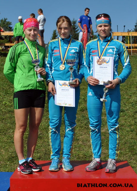 SEMERENKO Vita, , BURDYGA Natalya, , SUPRUN Inna. Tysovets 2011. Summer championship of Ukraine. Pursuit