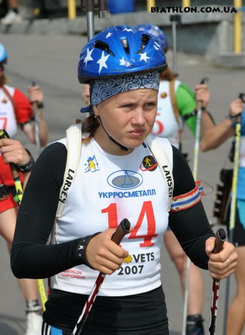 MERKUSHYNA Anastasiya. Tysovets 2011. Summer championship of Ukraine. Pursuit