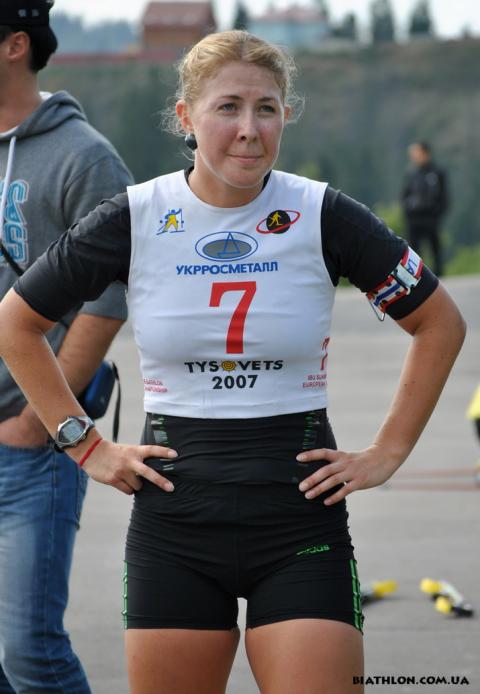 DZHIMA Yuliia. Tysovets 2011. Summer championship of Ukraine. Sprints