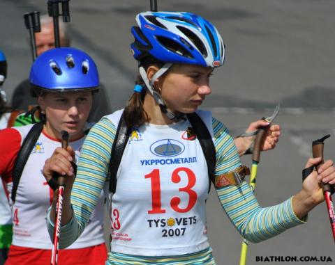 LYTVYNENKO Kristina. Tysovets 2011. Summer championship of Ukraine. Sprints