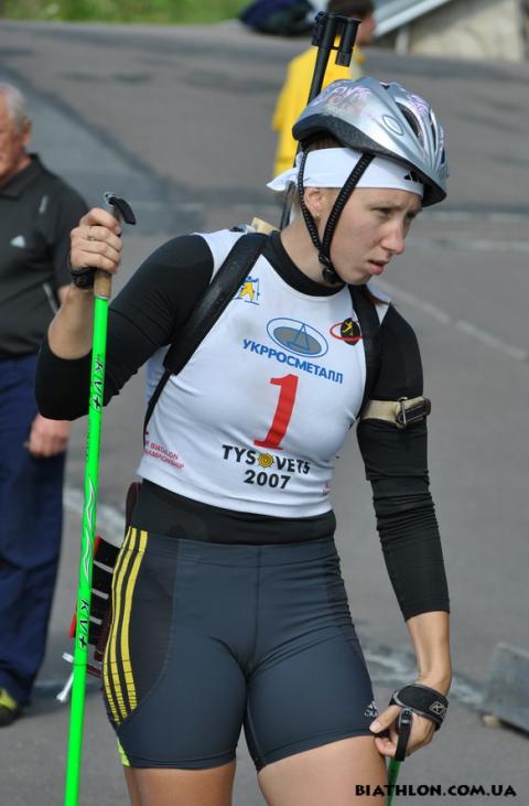 KARASEVYCH Nina. Tysovets 2011. Summer championship of Ukraine. Sprints