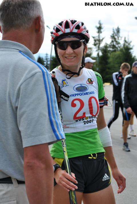 BILOSYUK Olena. Tysovets 2011. Summer championship of Ukraine. Sprints