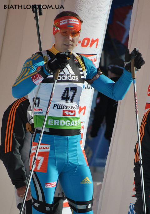 DERYZEMLYA Andriy. Hochfilzen 2011. Sprint. Men