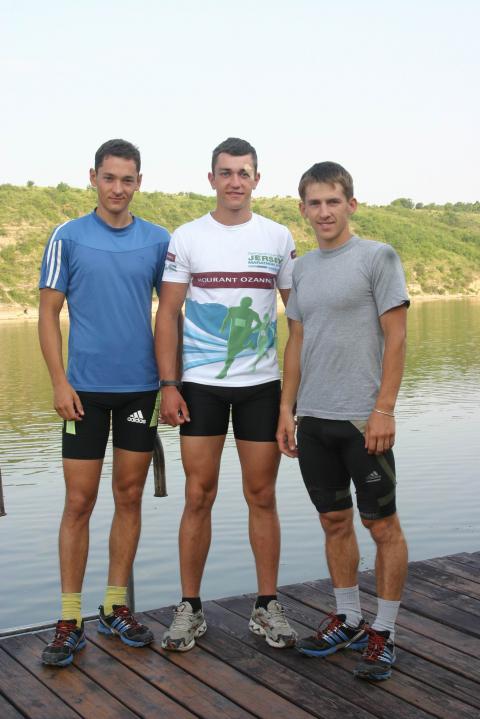 DAKHNO Olexandr, , TISHCHENKO Artem, , DUDKOV Alexander. Team B\'s training camp in Kamenetz-Podolskii