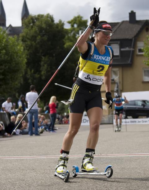 HENKEL Andrea. City biathlon in Puettlingen (day 2)