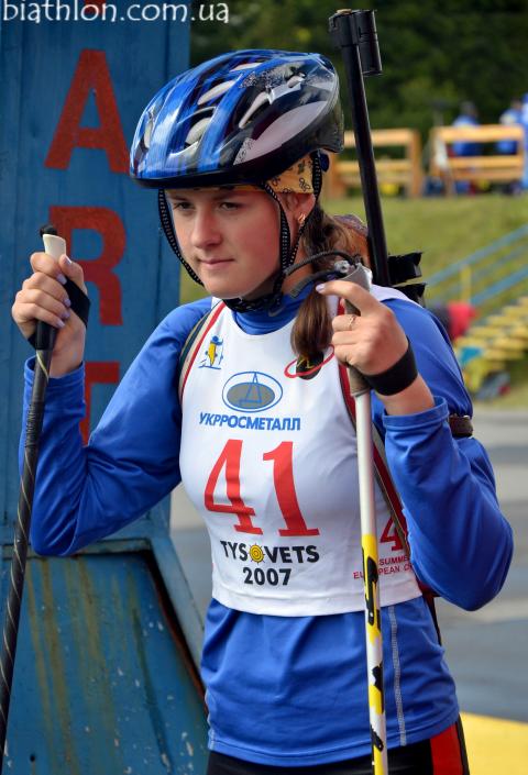 BOLOTNENKO Anna. Summer open championship of Ukraine 2013. Sprint. Women