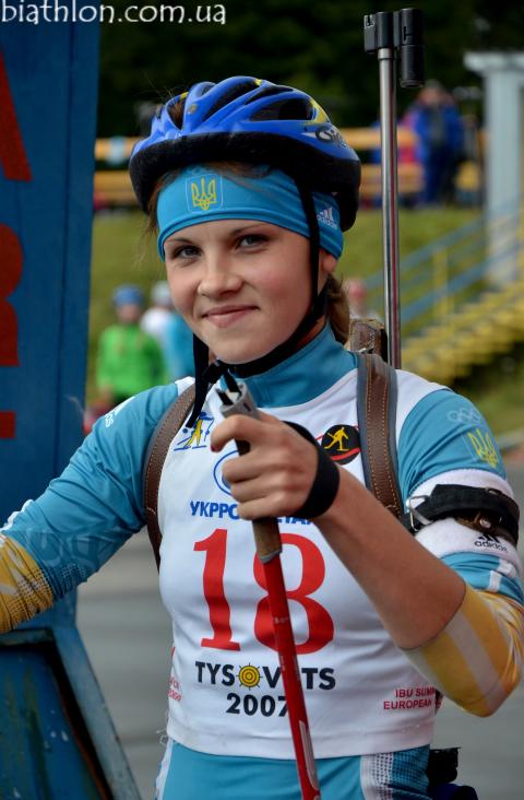 LEDENKO Olena. Summer open championship of Ukraine 2013. Sprint. Women
